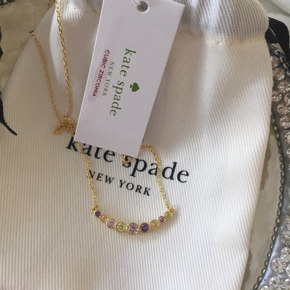 kate spade Jewelry - kate spade full circle multi color necklace nwt kate spade Jewelry - kate spade full circle multi color necklace nwt